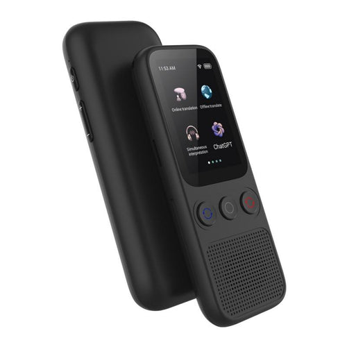 Portable AI Voice Translator with Touch Screen · 138 Languages
